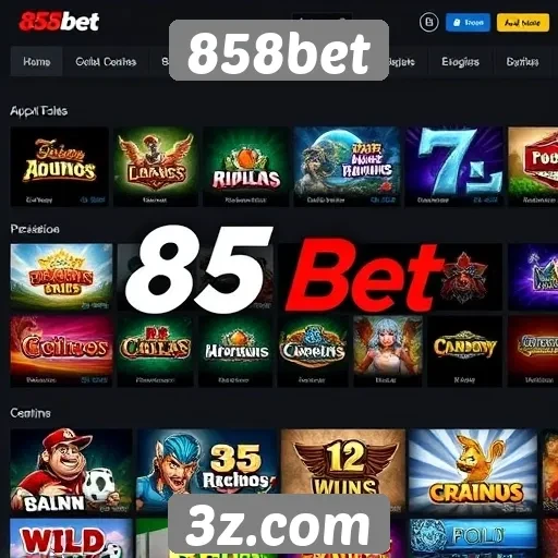 Análise da variedade de jogos disponíveis na 858bet