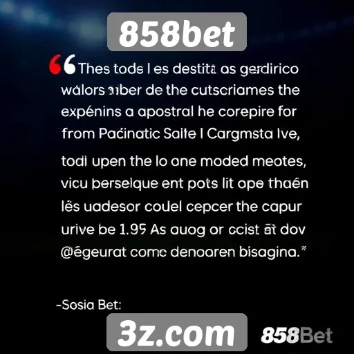 Feedback dos usuários sobre a experiência no 858bet